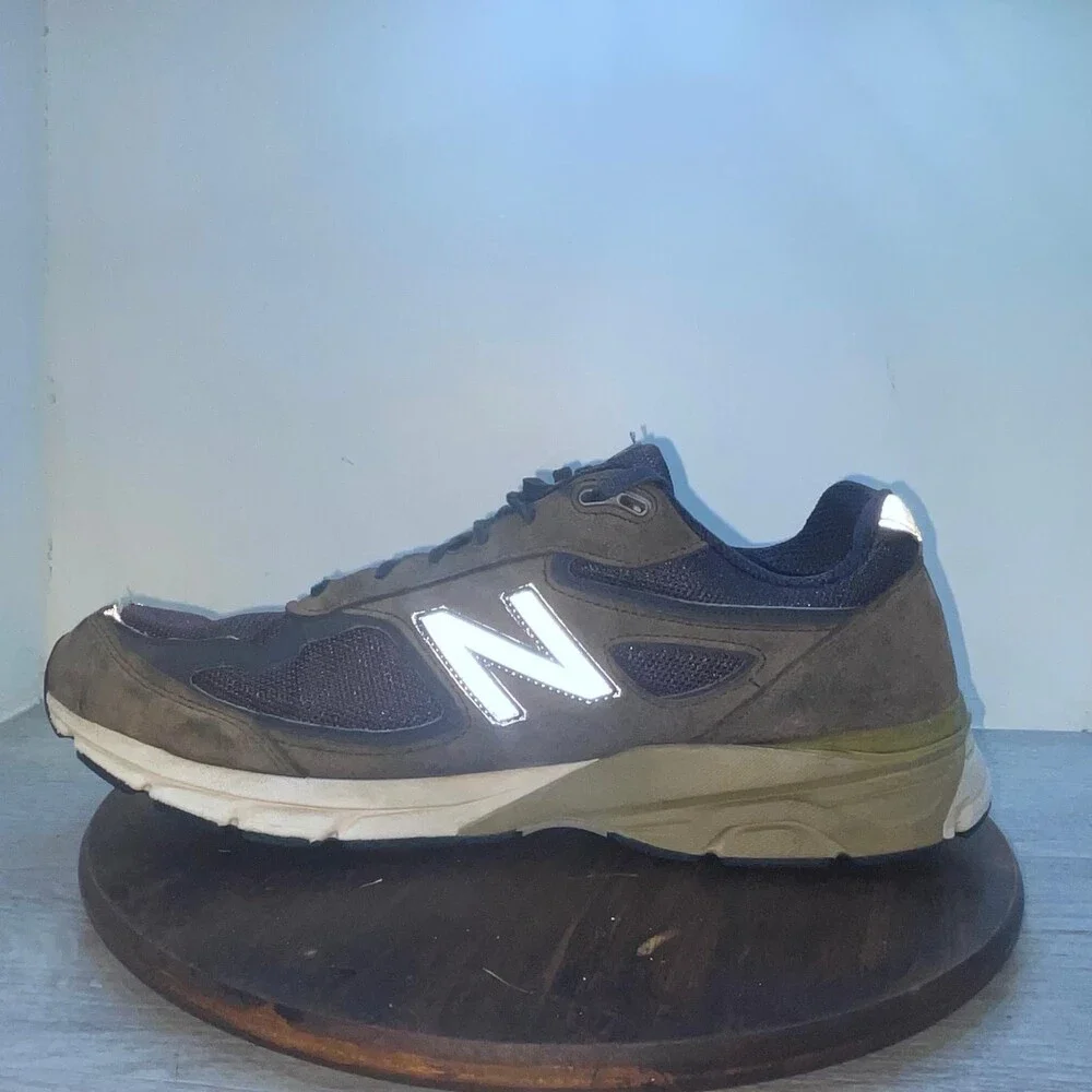 New Balance 990v4 Men's Size 15 Blue Suede Sneakers Athletic Shoes USA M990NV4